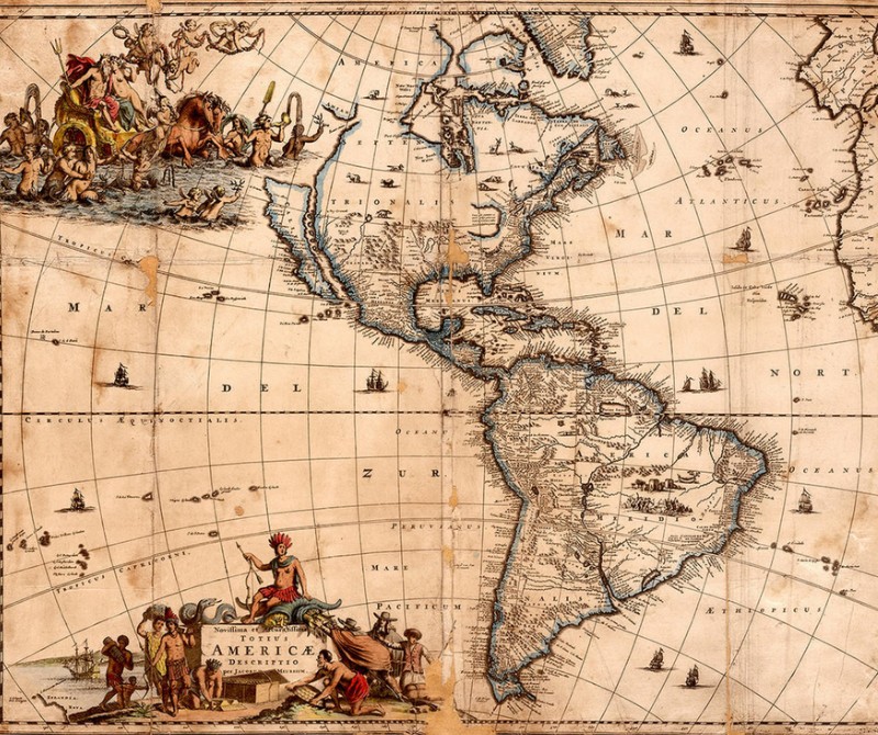 Amerika legrégebbi térképe visszarepít az időben